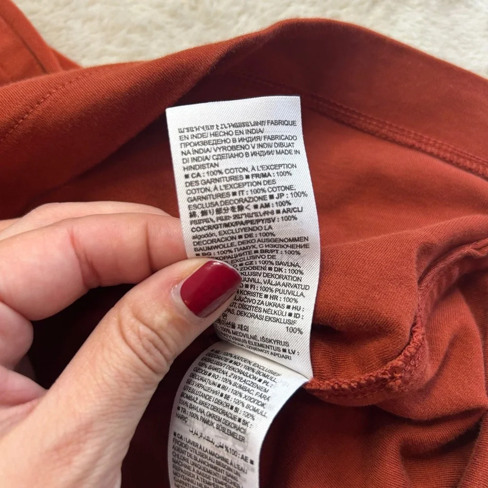 Banana Republic Luxury Touch Performance Polo Shirt Mens XXL Rust Orange Cotton